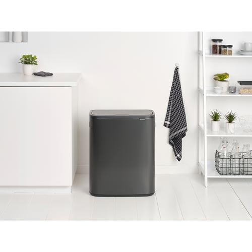 Kosz Bo Touch Bin 2x30l Confident Grey BRABANTIA