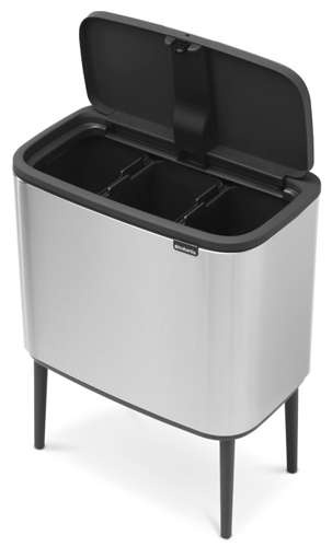 Kosz BO Touch Bin 3 x 11l stal matowa FPP BRABANTIA