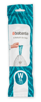 Worki na śmieci rozmiar W - 5l 10 sztuk BRABANTIA