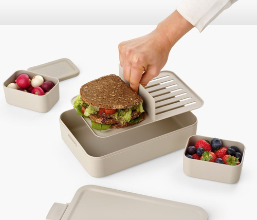 Pojemnik na lunch Bento Make&Take Soft Beige BRABANTIA