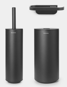 Zestaw 3 akcesoriów toaletowych MindSet Mineral Infinite Grey BRABANTIA