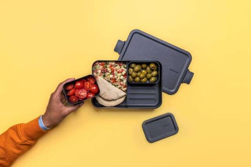 Pojemnik na lunch Bento Make&Take Dark Grey BRABANTIA