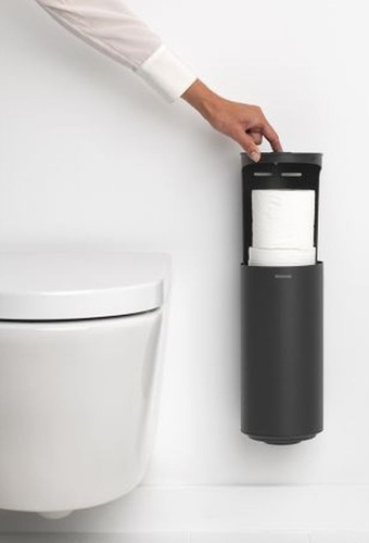 Zestaw 3 akcesoriów toaletowych MindSet Mineral Infinite Grey BRABANTIA