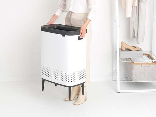 Kosz na bielizną 2x45l BO Laundry Bin Hi biały BRABANTIA