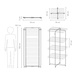 Suszarka na pranie 30m HangOn Tower czarny mat BRABANTIA