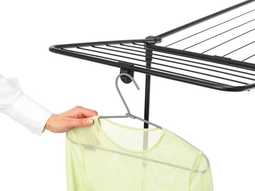Suszarka na pranie 22m HangOn Too czarny mat BRABANTIA