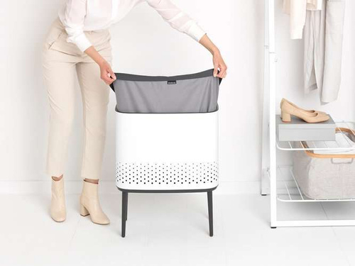 Kosz na bieliznę 60l BO Laundry Bin biały BRABANTIA