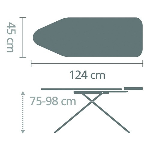 Deska do prasowania rozmiar C (124x45 cm) Fresh Breeze BRABANTIA 