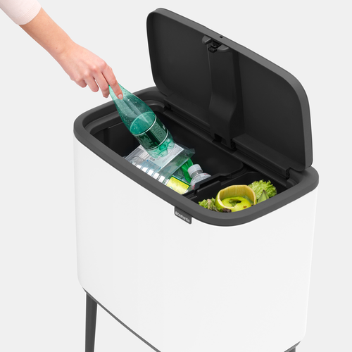 Kosz BO Touch Bin 11+23l biały BRABANTIA