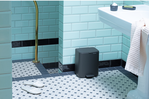 Kosz pedałowy 7l Bo Mineral Infinite Grey BRABANTIA