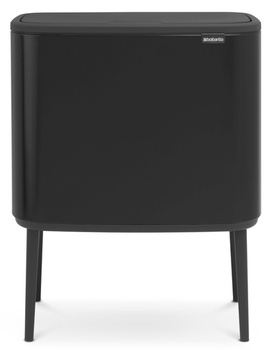 Kosz BO Touch Bin 3  x 11l czarny matowy BRABANTIA