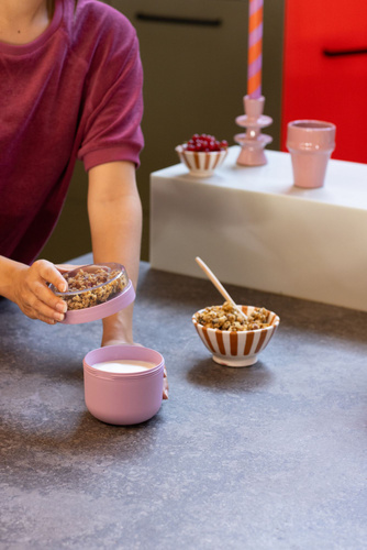 Pojemnik na jogurt 500 ml Make & Take Lilac Pink BRABANTIA