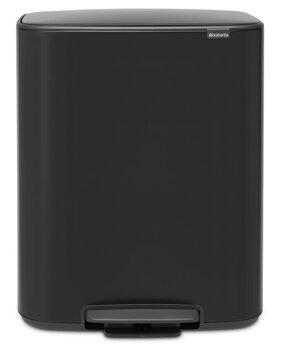 Kosz Bo Pedal Bin 2x30 l czarny matowy BRABANTIA