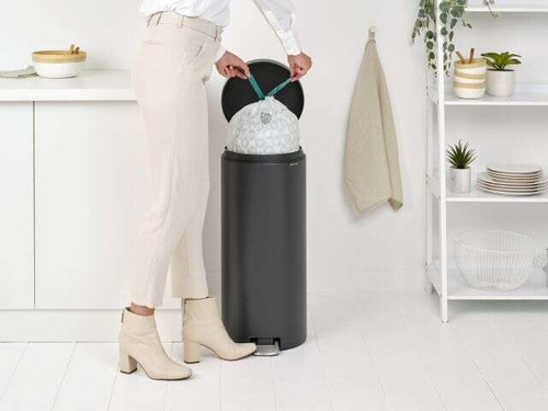 Kosz pedałowy NewIcon 30l Mineral Infinite Grey BRABANTIA