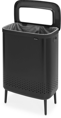 Kosz na bielizną 2x45l BO Laundry Bin Hi czarny matowy BRABANTIA