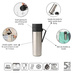 Butelka termiczna 500 ml Make&Take dark grey BRABANTIA