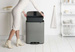 Kosz Bo Pedal Bin 60l szary betonowy powłoka mineralna BRABANTIA 