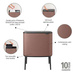 Kosz BO Touch Bin 11+23l Satin Taupe BRABANTIA