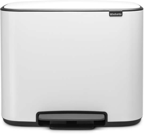 Kosz Bo Pedal Bin 11+23l biały BRABANTIA 