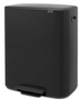 Kosz Bo Pedal Bin 2x30 l czarny matowy BRABANTIA 
