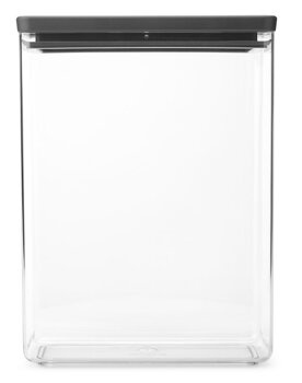 Pojemnik prostokątny 5,4l Tasty+ Dark Grey BRABANTIA