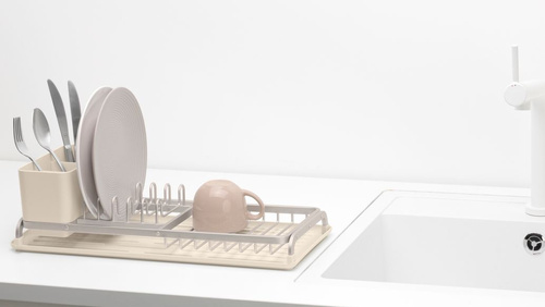 Suszarka do naczyń mała SinkSide Soft Beige BRABANTIA