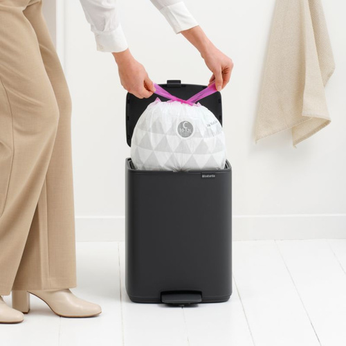 Kosz pedałowy 12l Bo Mineral Infinite Grey BRABANTIA