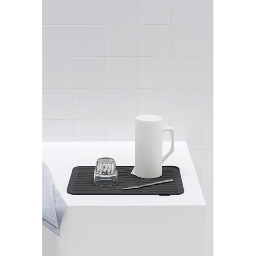 Silikonowa mata do suszenia naczyń dark grey Brabantia