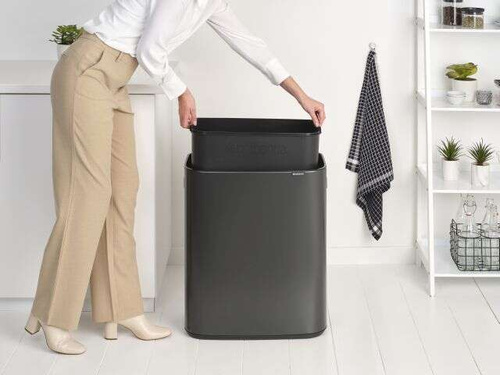 Kosz Bo Touch Bin 60l Confident Grey BRABANTIA