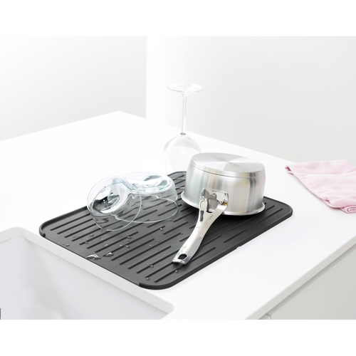 Silikonowa mata do suszenia naczyń dark grey Brabantia