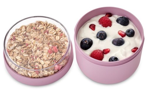 Pojemnik na jogurt 500 ml Make & Take Lilac Pink BRABANTIA