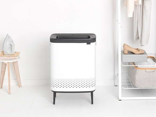 Kosz na bielizną 2x45l BO Laundry Bin Hi biały BRABANTIA