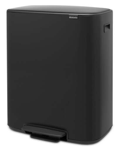Kosz Bo Pedal Bin 2x30 l czarny matowy BRABANTIA 
