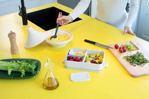 Pojemnik na lunch Bento Make&Take Light Grey BRABANTIA