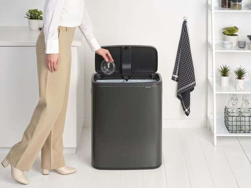 Kosz Bo Touch Bin 2x30l Confident Grey BRABANTIA