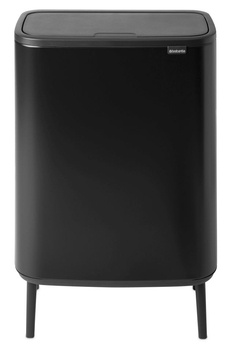Kosz BO Touch Bin Hi 2x30 l czarny matowy BRABANTIA