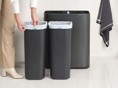 Kosz Bo Touch Bin 2x30l Confident Grey BRABANTIA