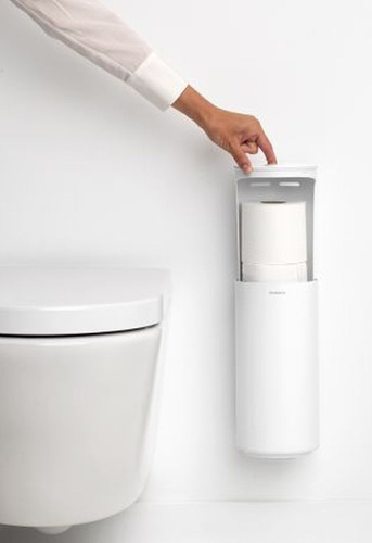 Zestaw 3 akcesoriów toaletowych MindSet Mineral Fresh White BRABANTIA