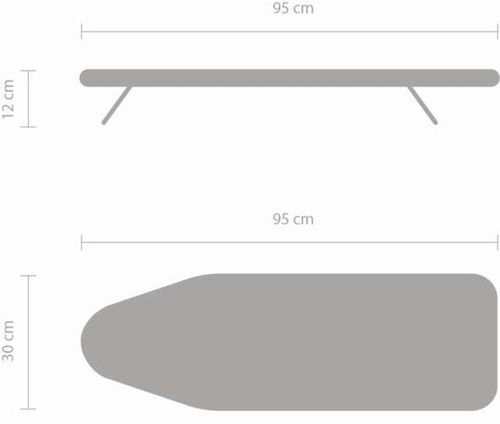 Deska do prasowania rozmiar S (95x30 cm) Metalized BRABANTIA 