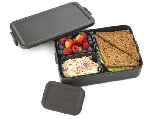 Pojemnik na lunch Bento Make&Take Dark Grey BRABANTIA