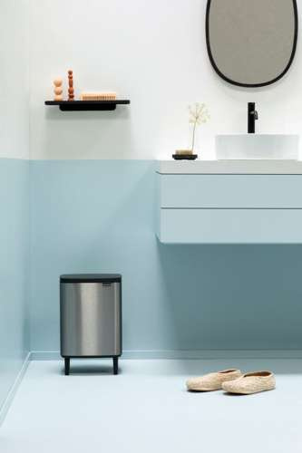 Kosz 12l Bo Hi Matt Steel Fingerprint Proof BRABANTIA