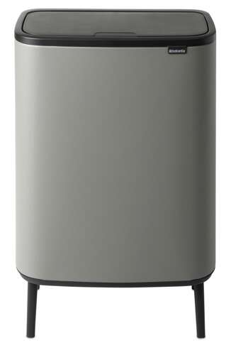 Kosz BO Touch Bin Hi 2x30 l  Mineral Concrete Grey BRABANTIA