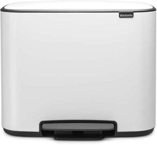 Kosz Bo Pedal Bin 11+23l biały BRABANTIA 