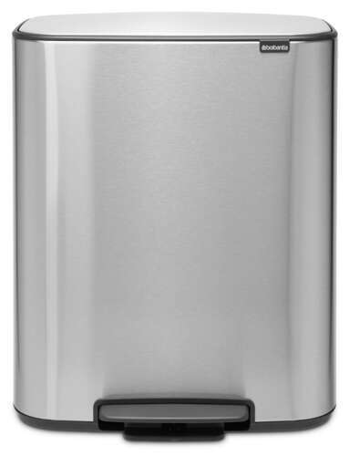 Kosz Bo Pedal Bin 2x30l stal matowa FPP BRABANTIA 